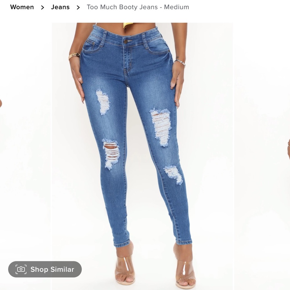 *SOLD*  Fashion Nova - too much booty jeans
